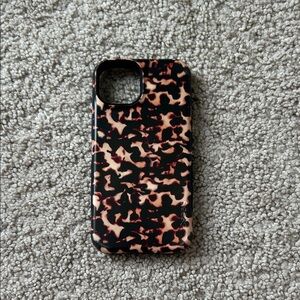 Stylish Black and Brown Patterned Phone Case